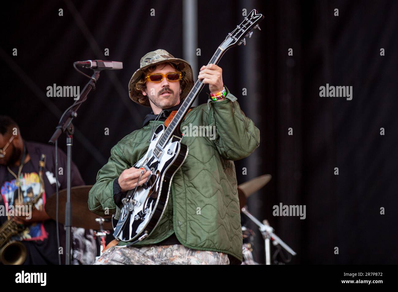 John Baldwin Gourley of Portugal. The Man performs during the 2023