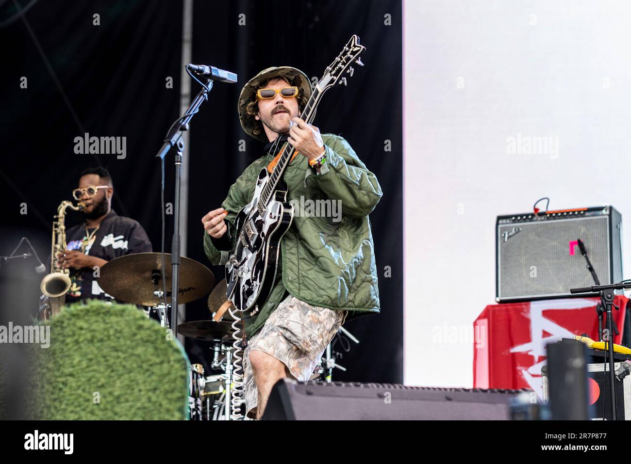 John Baldwin Gourley of Portugal. The Man performs during the 2023