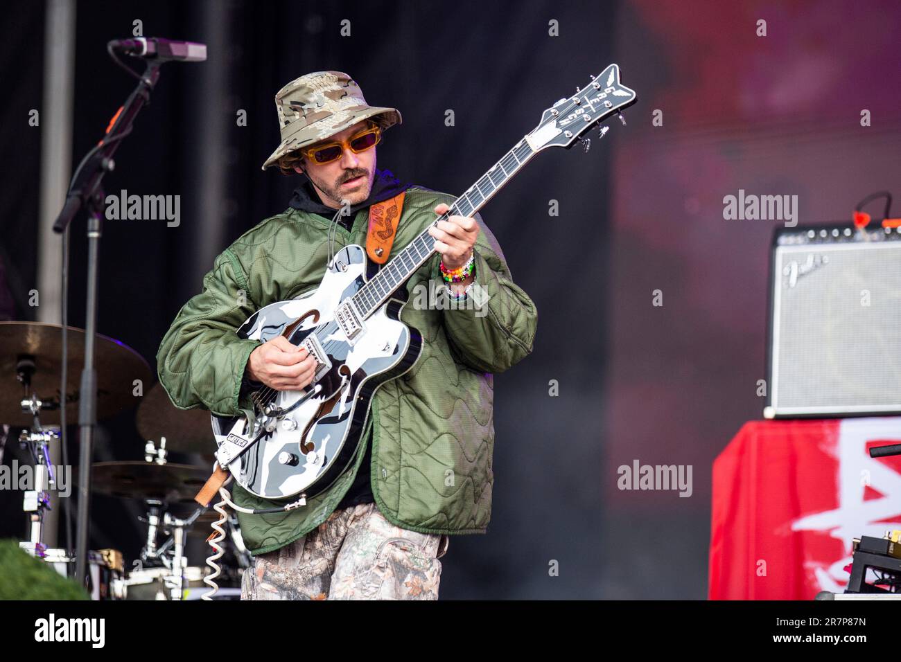 John Baldwin Gourley of Portugal. The Man performs during the 2023
