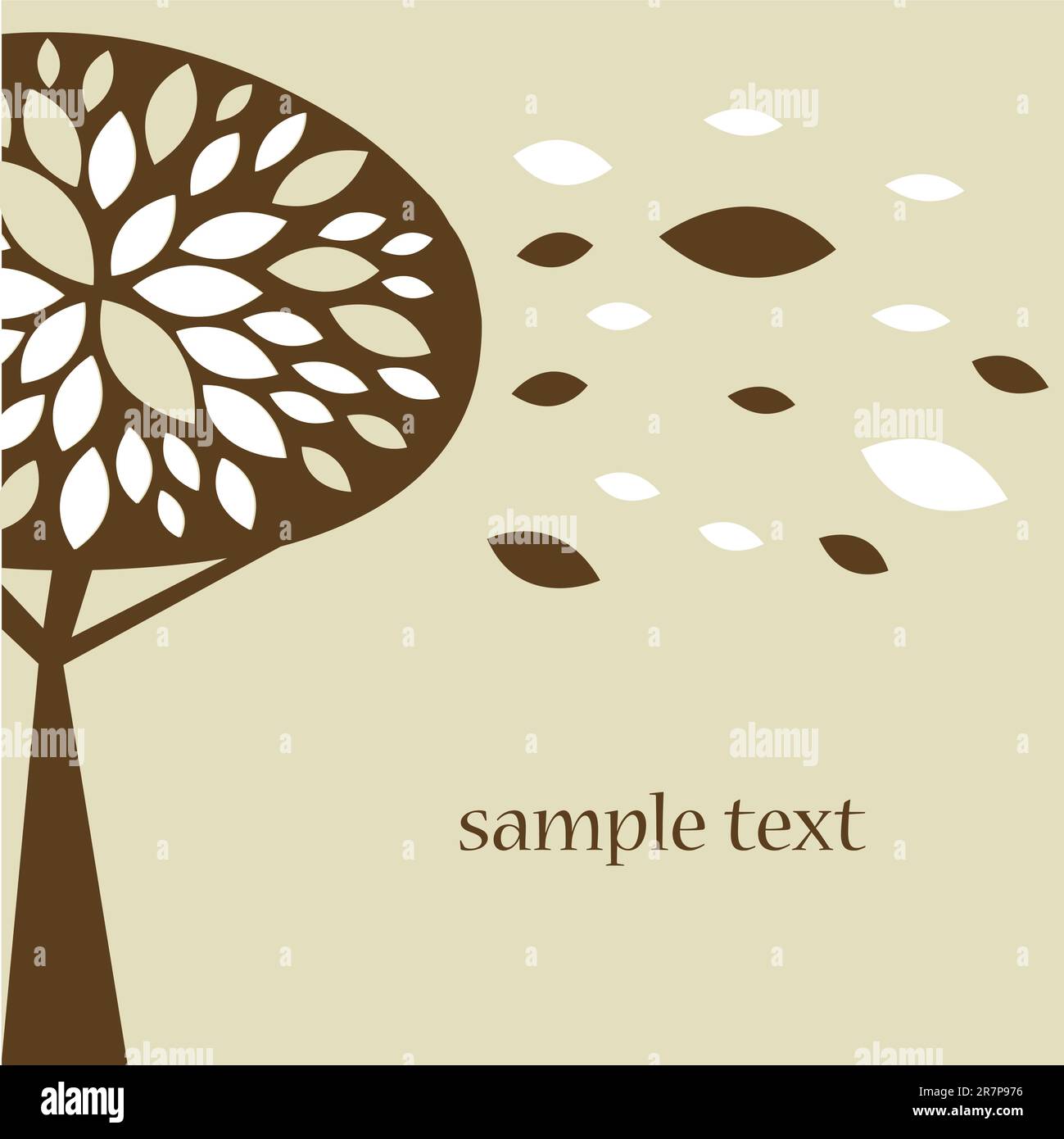Abstract tree autumn background , vector Stock Vector Image & Art - Alamy