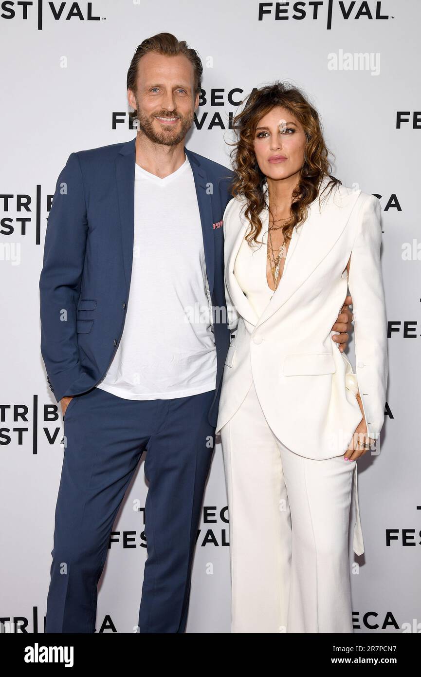 New York, USA. 16th June, 2023. (L R) Jesper Vesterstrøm and Jennifer