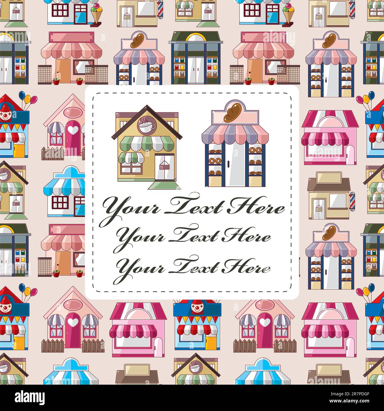 house / shop card Stock Vector Image & Art Alamy