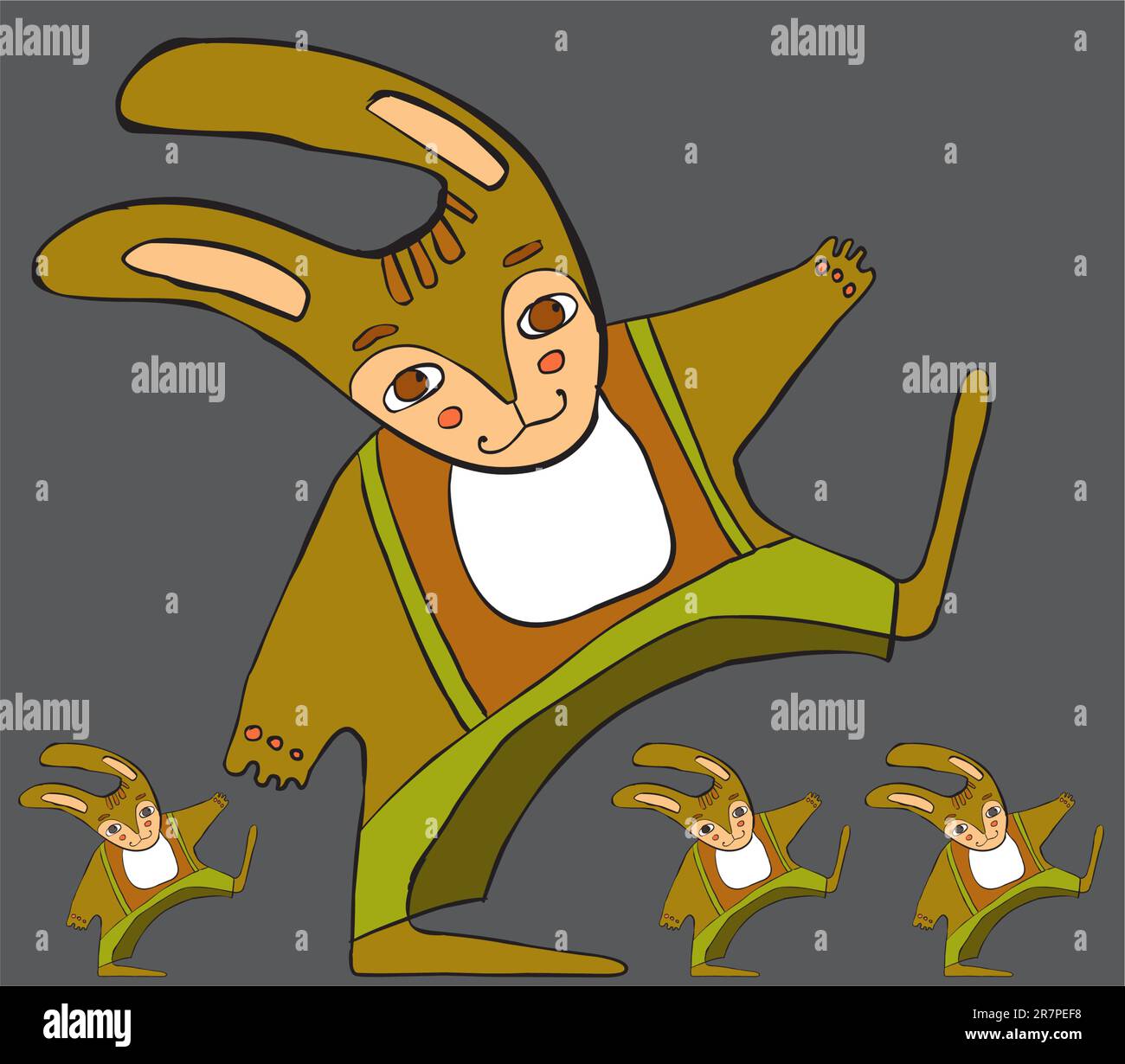 Juvenile hare Stock Vector Images - Alamy