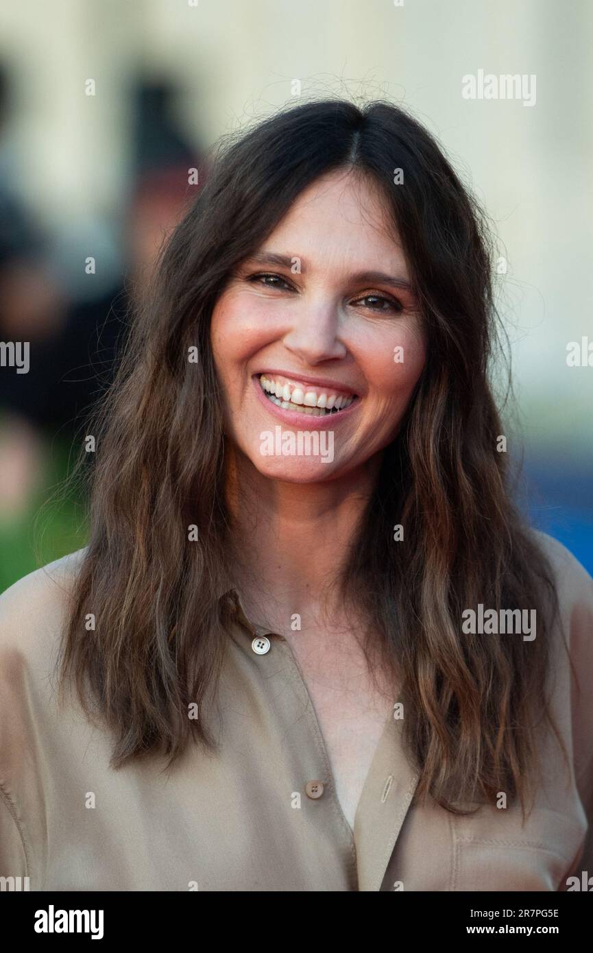Cabourg, France. 16th June, 2023. Virginie Ledoyen attending the red