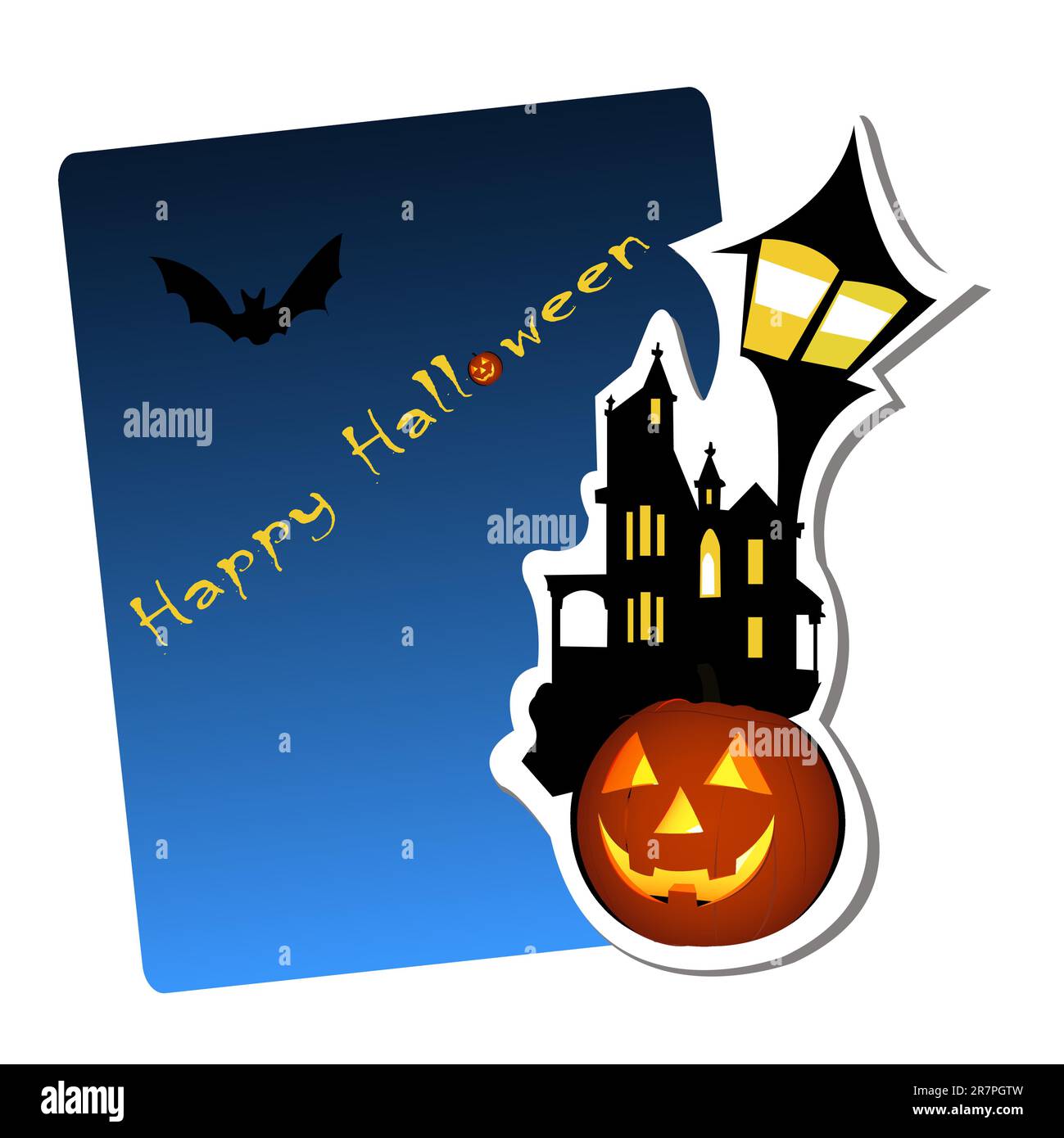 halloween background vector illustration Stock Vector