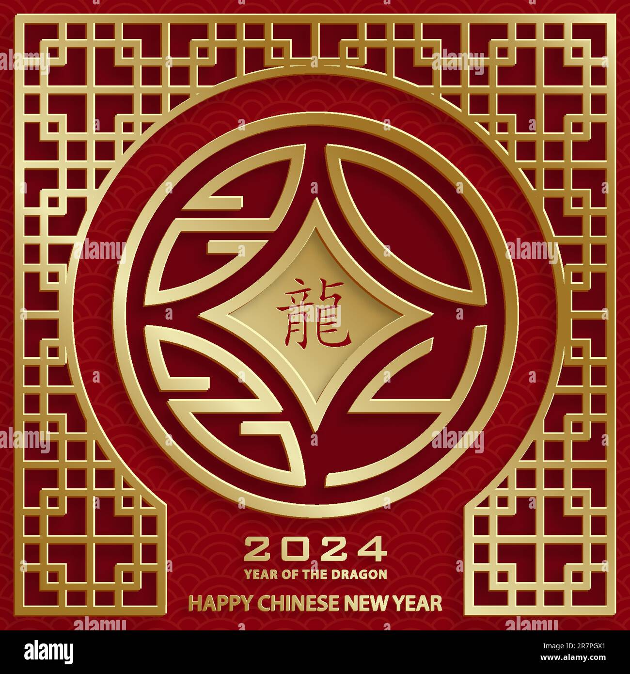 Premium Vector  Chinese new year 2024 lucky red envelope money