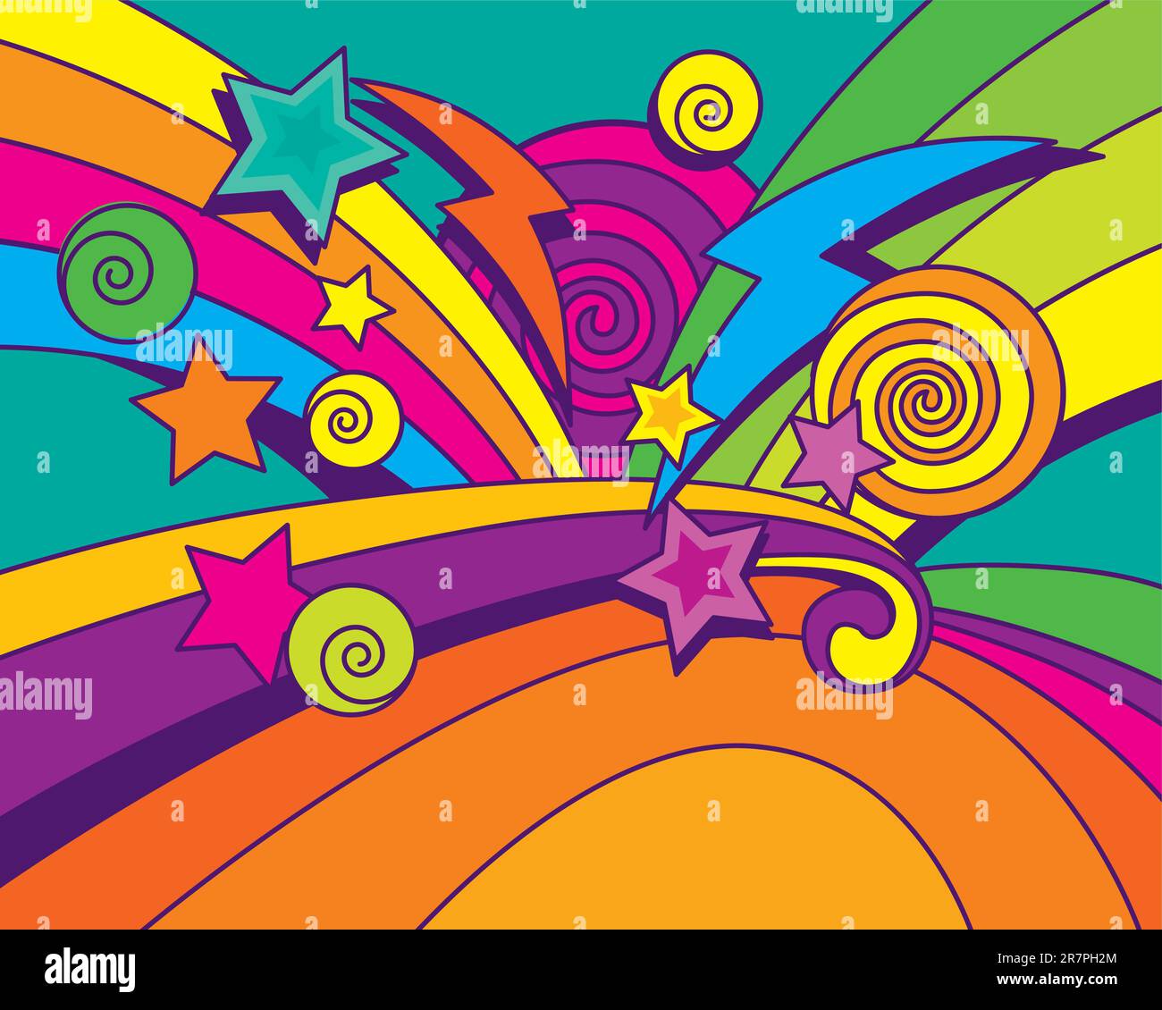 Big Bang Background!!! - Abstract Colorful Energetic Background Stock ...