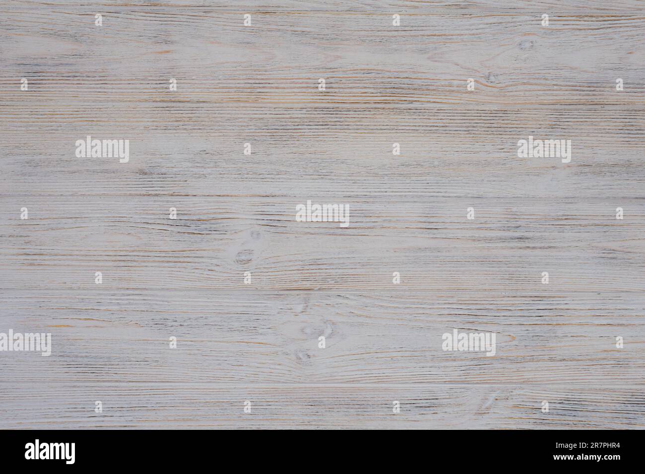 White textured wood background. View from above. Stock Photo