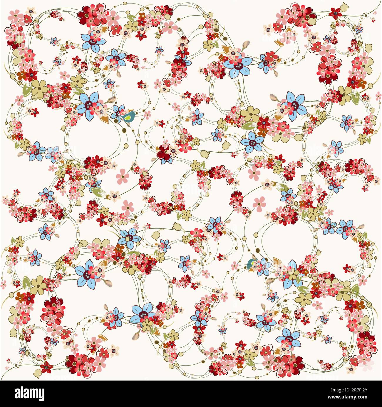 flower background vector illustration Stock Vector Image & Art - Alamy