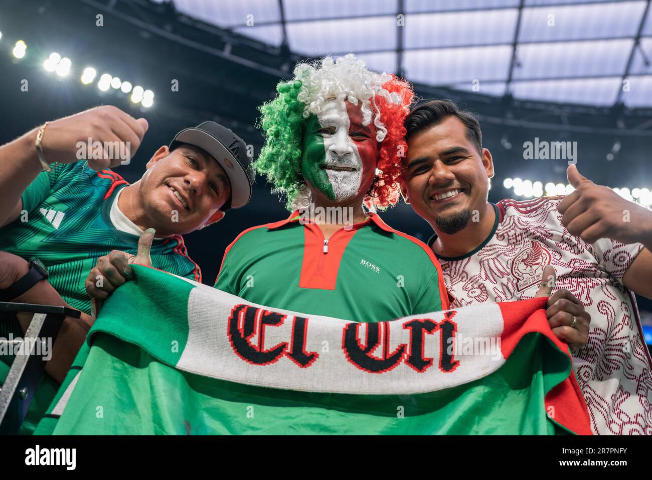 Las Vegas, United States. 15th June, 2023. Mexico fans during a ...
