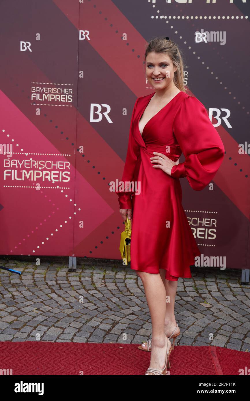 Lara Mandoki attends the Bayerischer Filmpreis 2023 (Bavarian Film Award) at Prinzregententheater on June 16, 2023 in Munich, Germany. Stock Photo