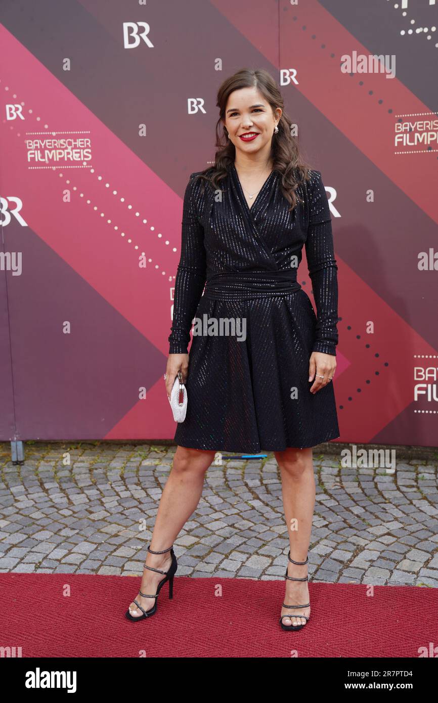 Annika Preil attends the Bayerischer Filmpreis 2023 (Bavarian Film Award) at Prinzregententheater on June 16, 2023 in Munich, Germany. Stock Photo