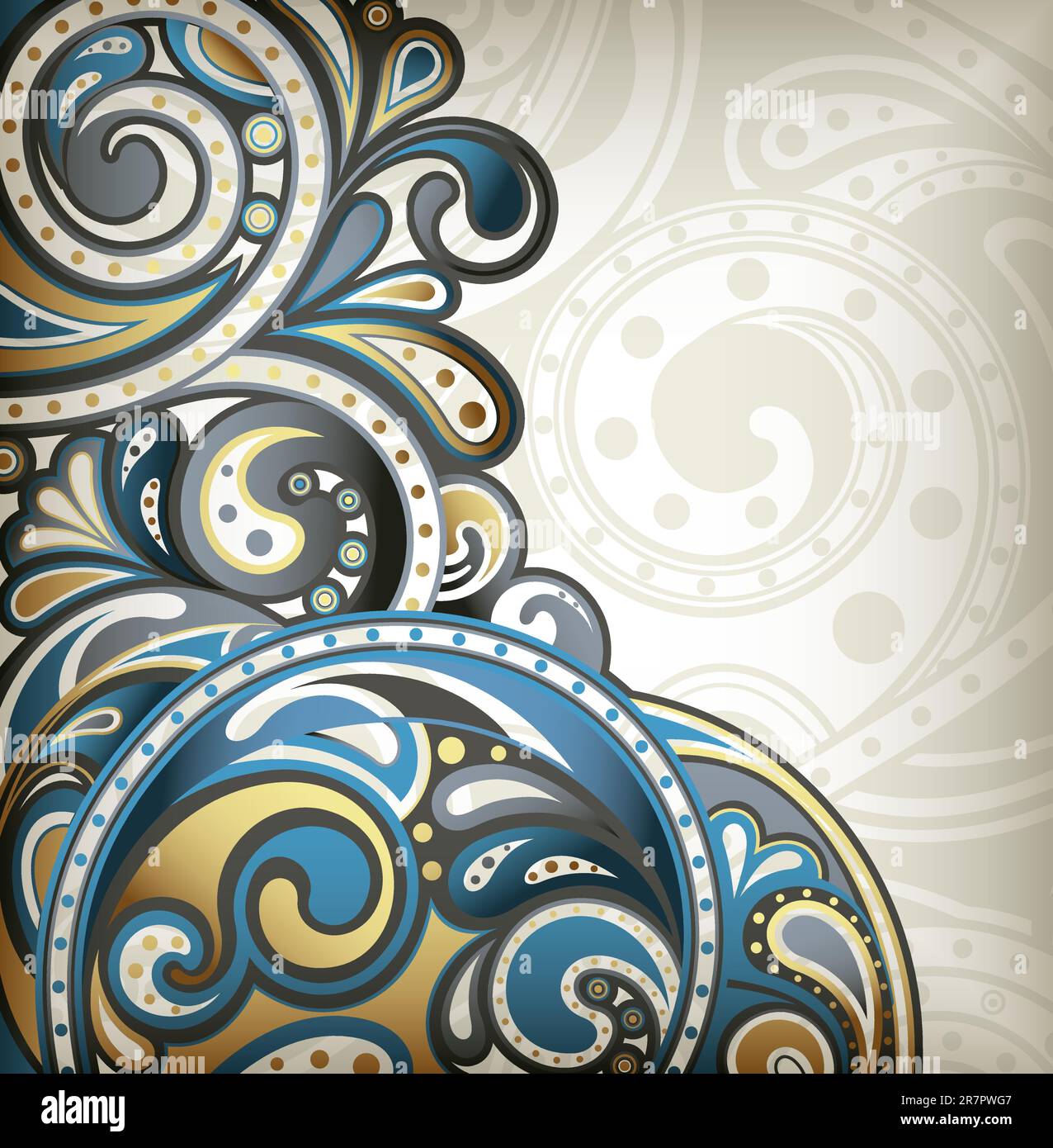 Illustration of abstract curve background Stock Vector Image & Art - Alamy