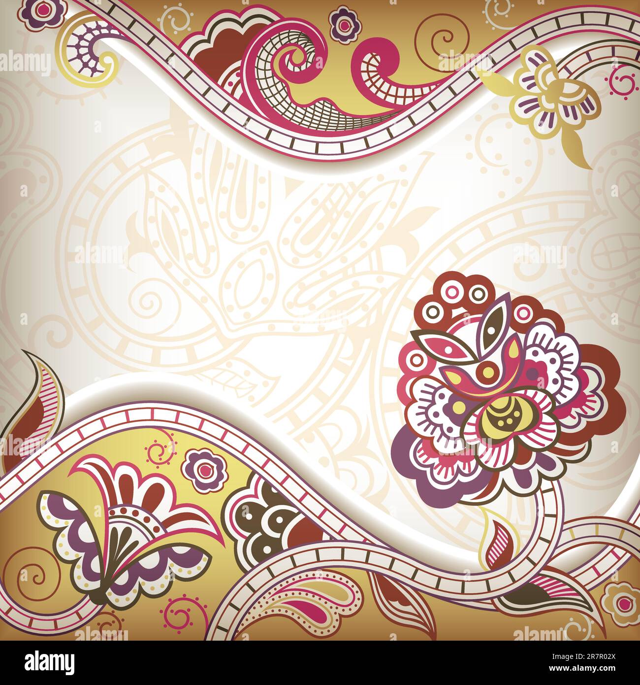 Layout Background Asia Illustration of abstract floral background in asia style Stock Vector ...