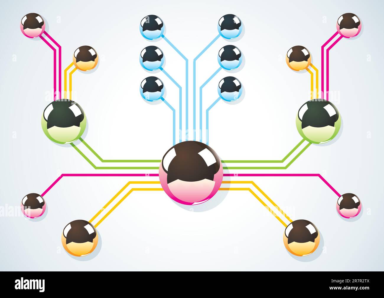 Abstract background of a set of metal balls Stock Vector Image & Art ...
