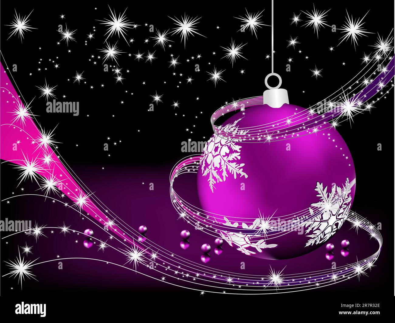 merry-christmas-background-silver-and-violet-stock-vector-image-art