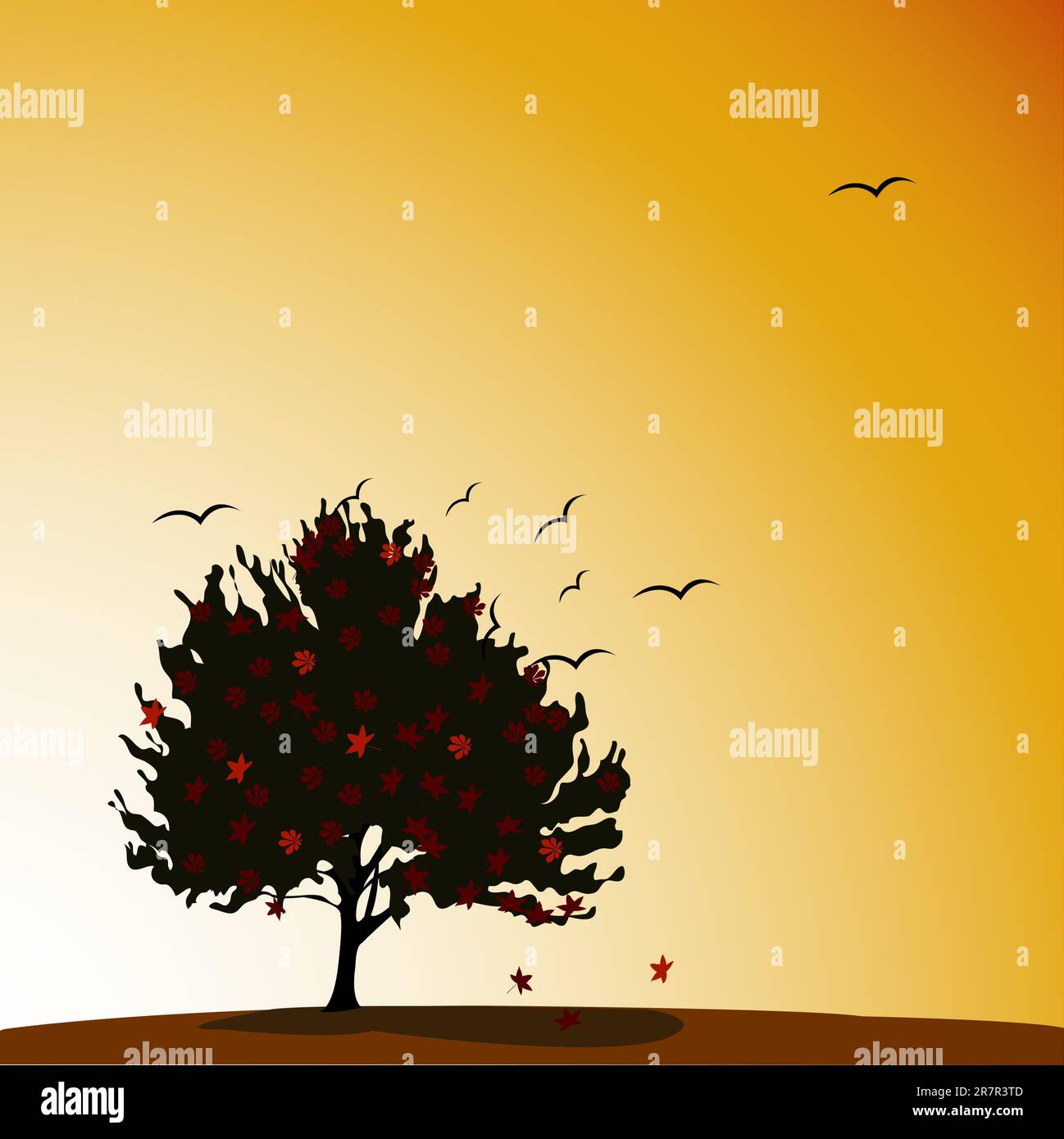 halloween background vector illustration Stock Vector Image & Art - Alamy