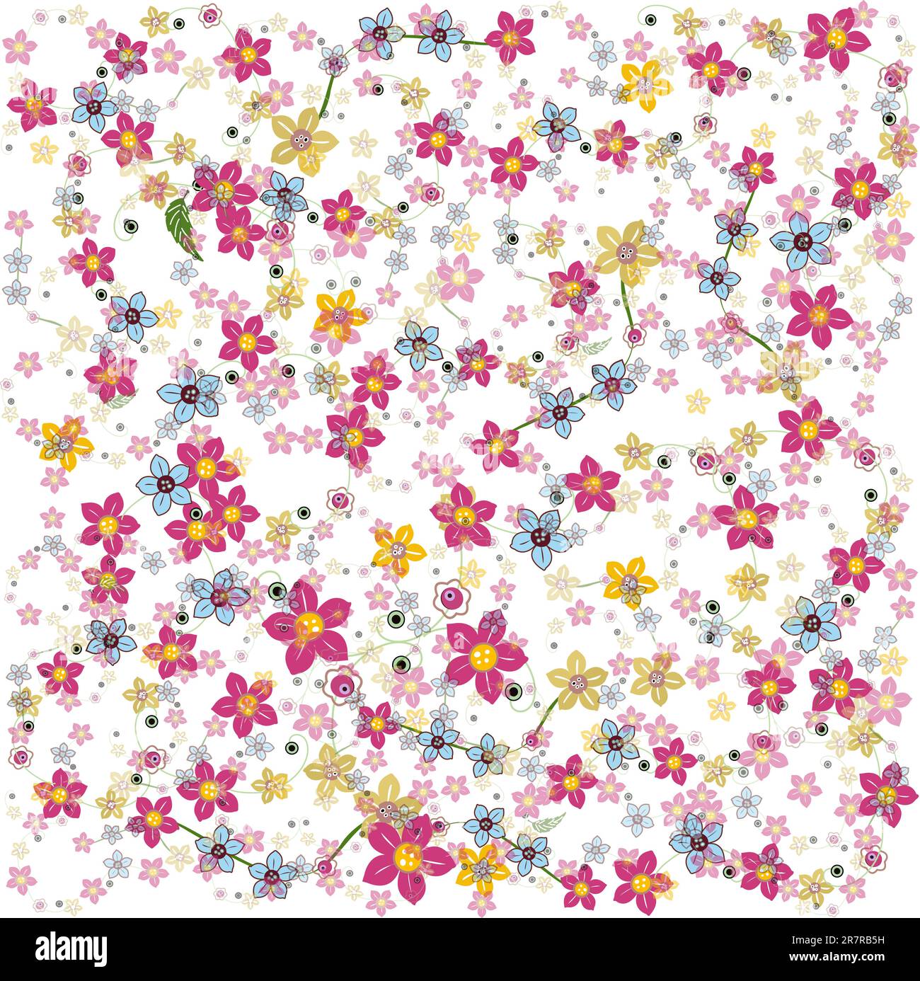 flower background vector illustration Stock Vector Image & Art - Alamy