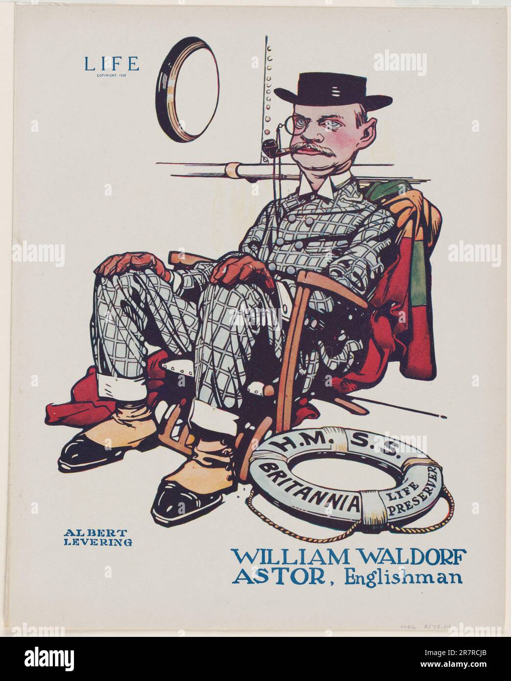 William Waldorf Astor 1905 Stock Photo