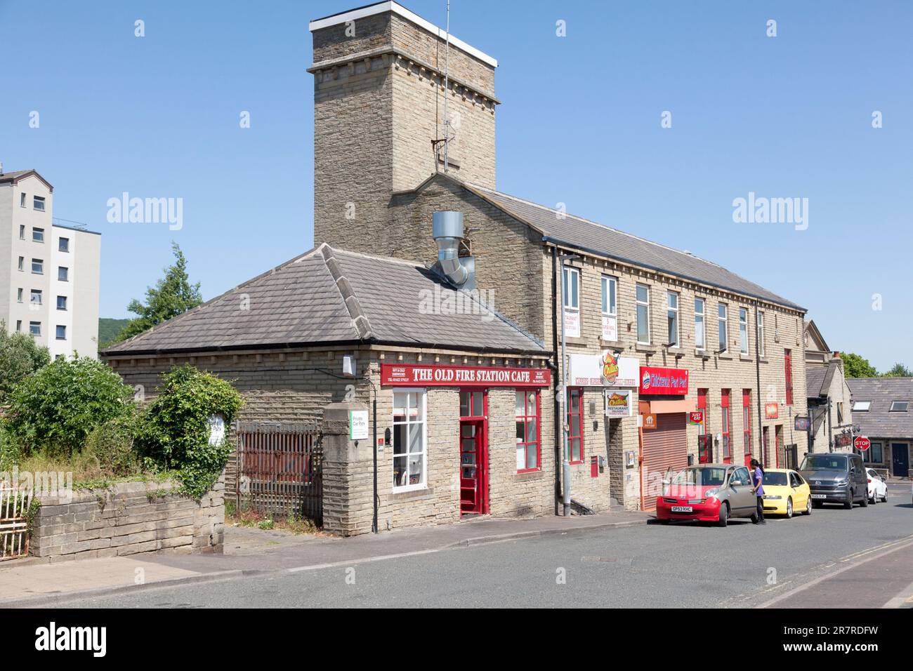 The Old Fire Station, Elland, West Yorkshire Stock Photo
