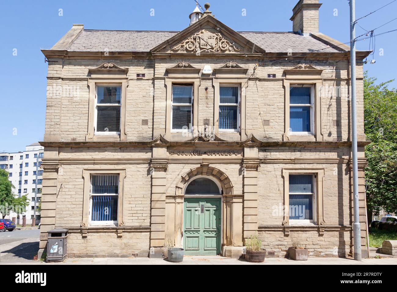 Council Offices building, Elland, West Yorkshire Stock Photo
