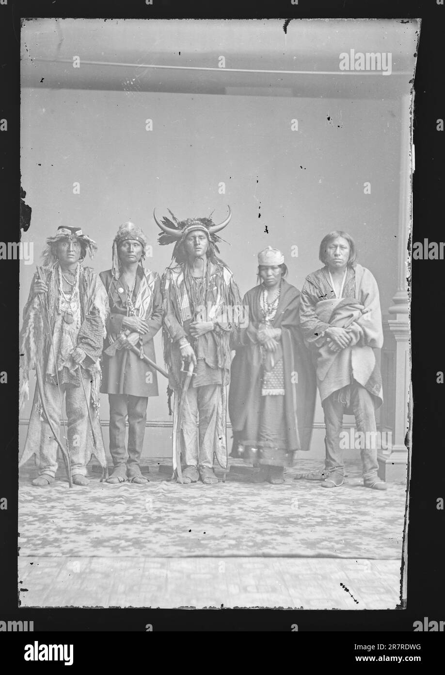 Indian Group c. 1860-1870 Stock Photo - Alamy