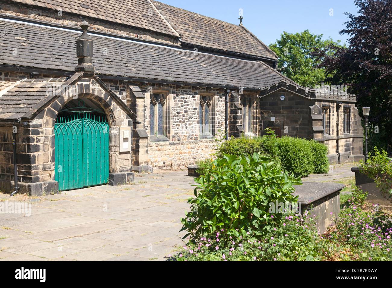 Church of St Mary the Virgin, Elland, West Yorkshire Stock Photo
