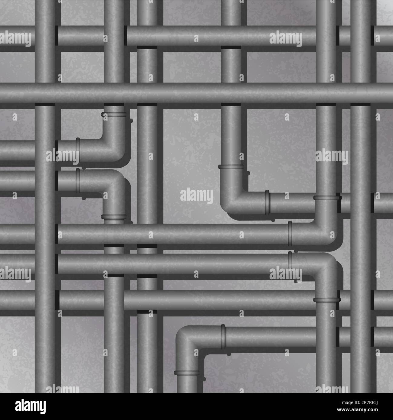 An Industrial Metal Background with Steam Pipes Stock Vector Image & Art Alamy