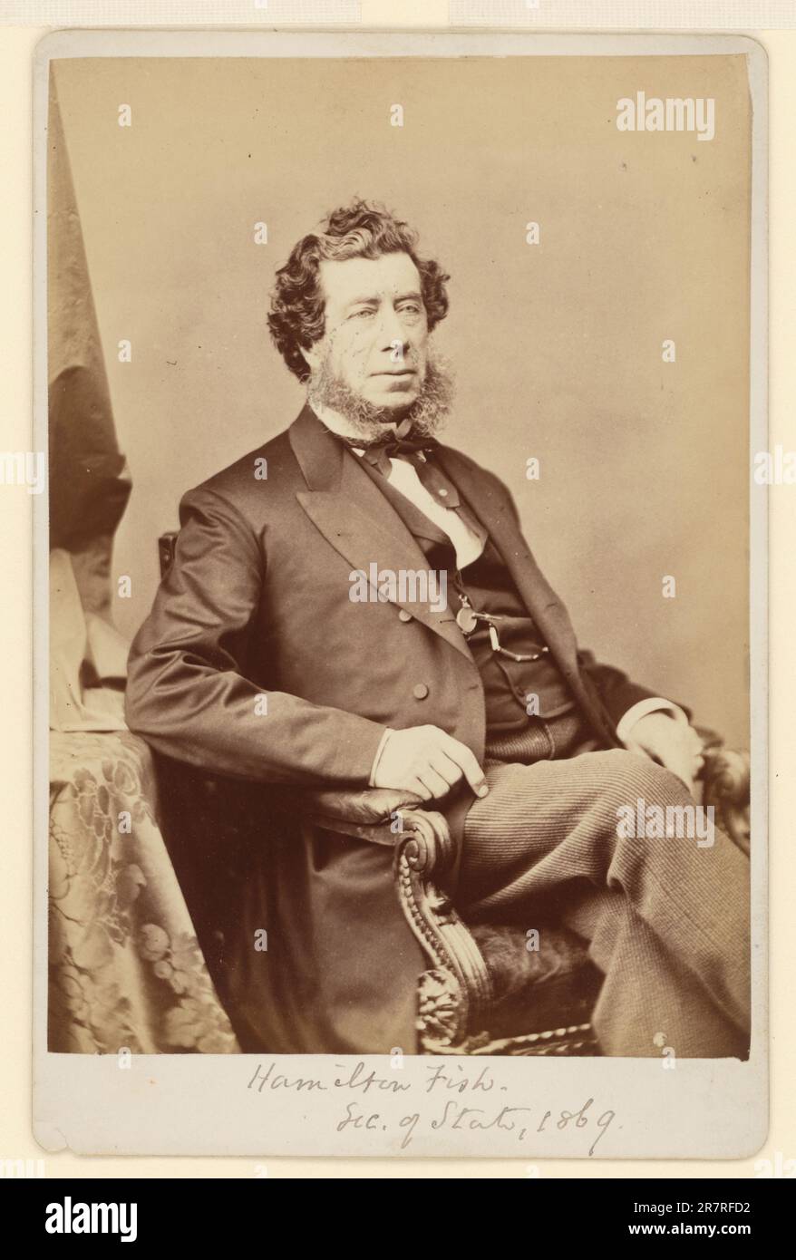 Hamilton Fish 1869 Stock Photo Alamy