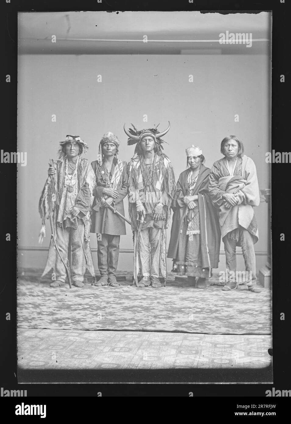 Indian Group c. 1860-1870 Stock Photo - Alamy