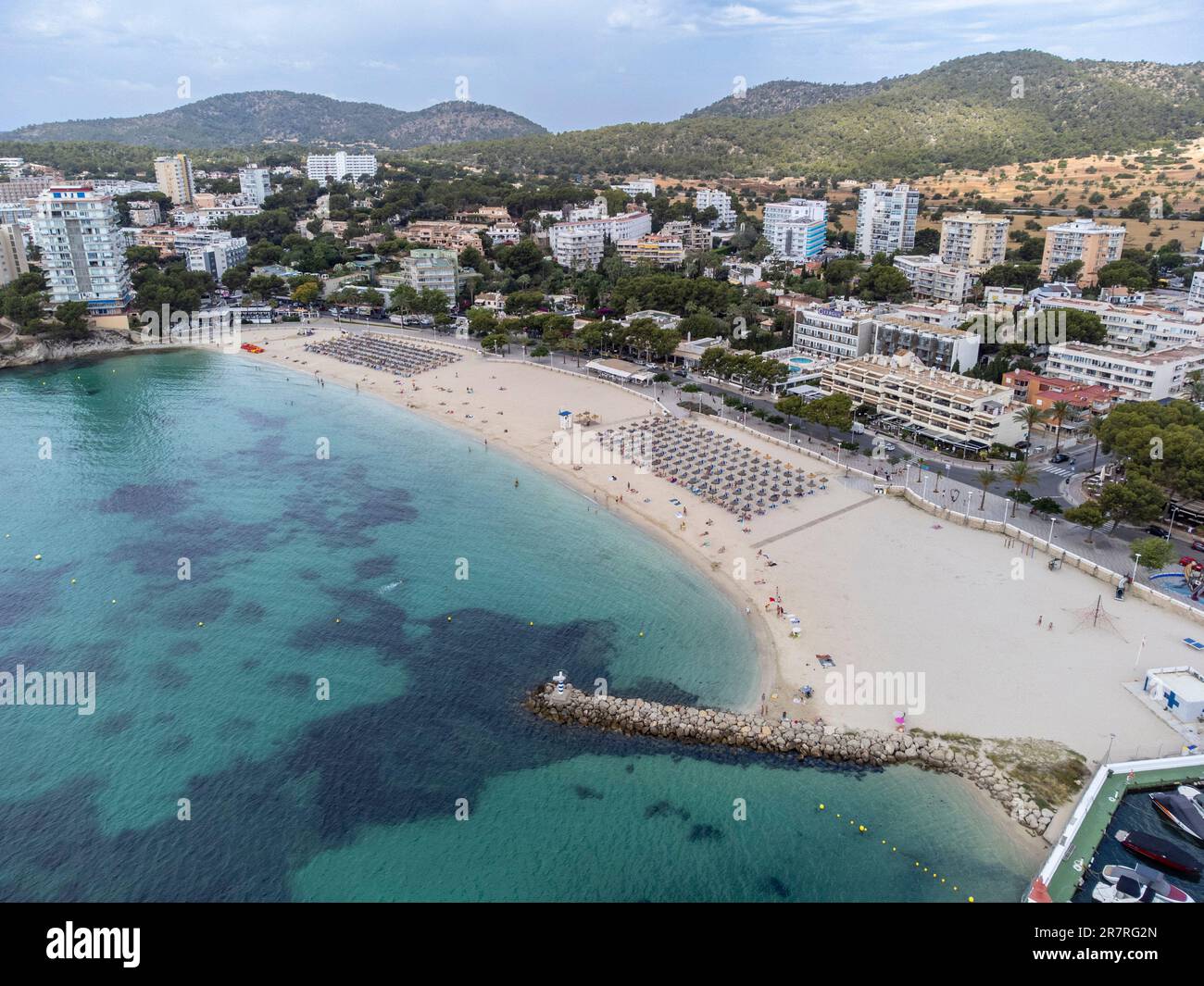 Palmanova beach, calvia, Majorca, Balearic Islands, Spain Stock Photo