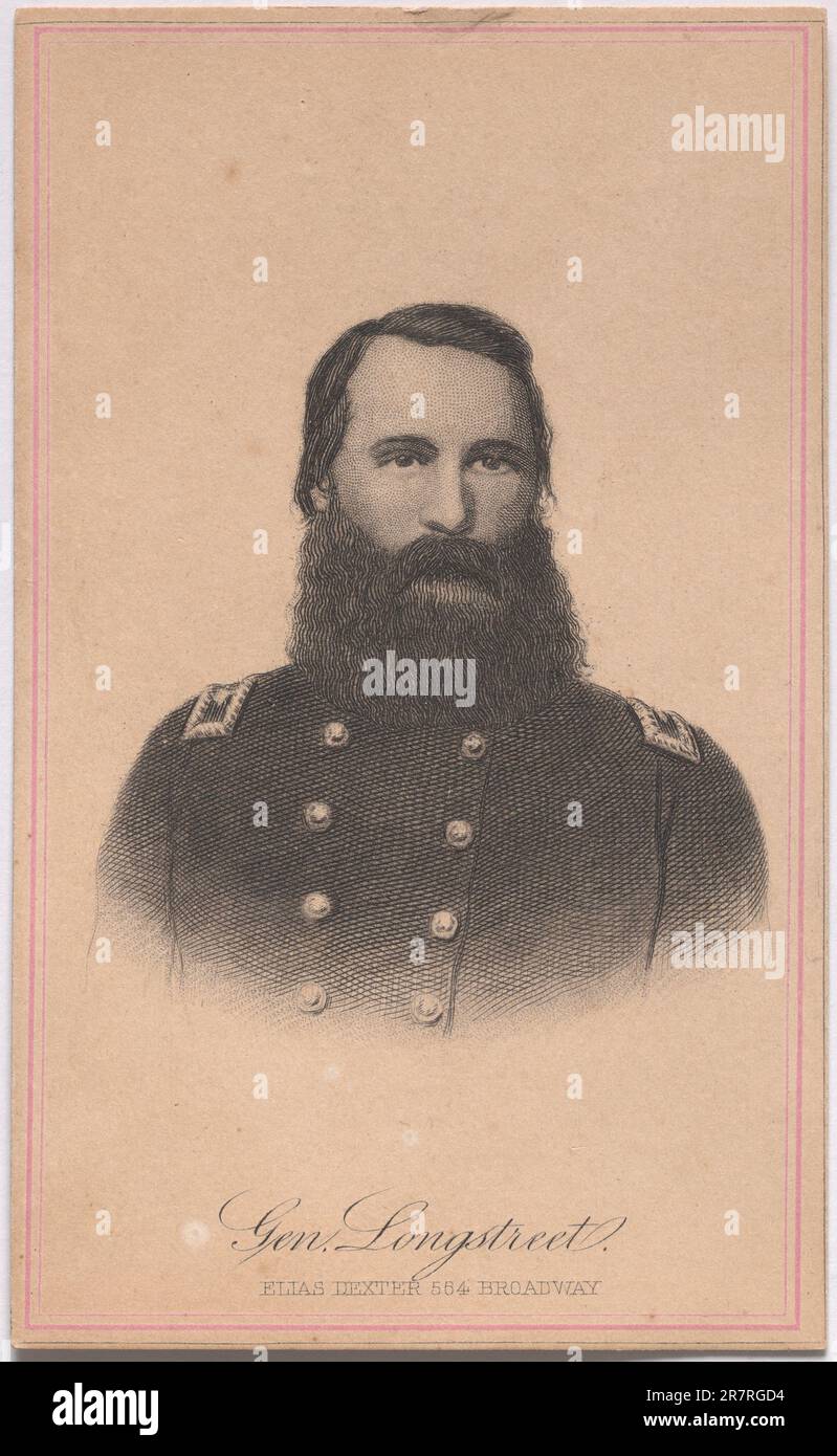 James Longstreet c. 1861-1865 Stock Photo
