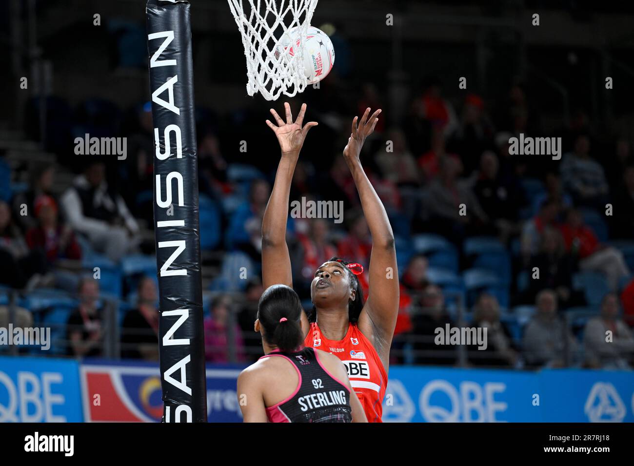 Super netball rondoni thunderbirds immagini e fotografie stock ad alta ...