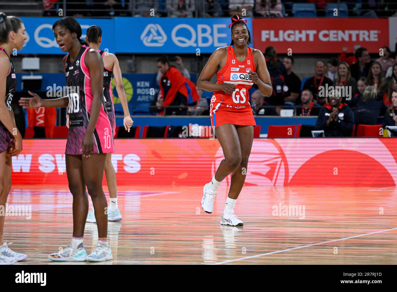 Super netball rondoni thunderbirds immagini e fotografie stock ad alta ...