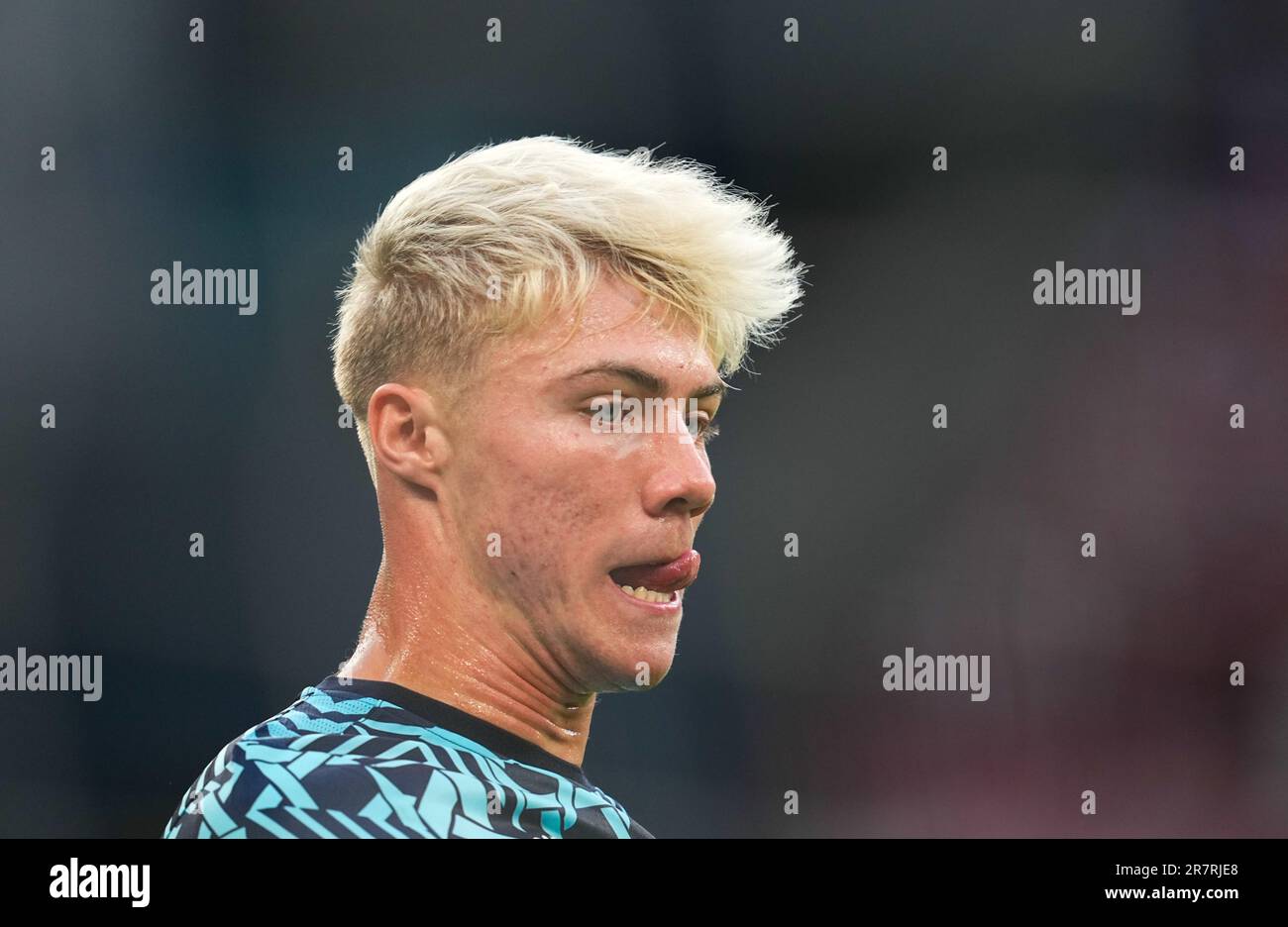 Parken, Copenhagen, Denmark. 16th June, 2023. Rasmus Hoejlund (Denmark ...