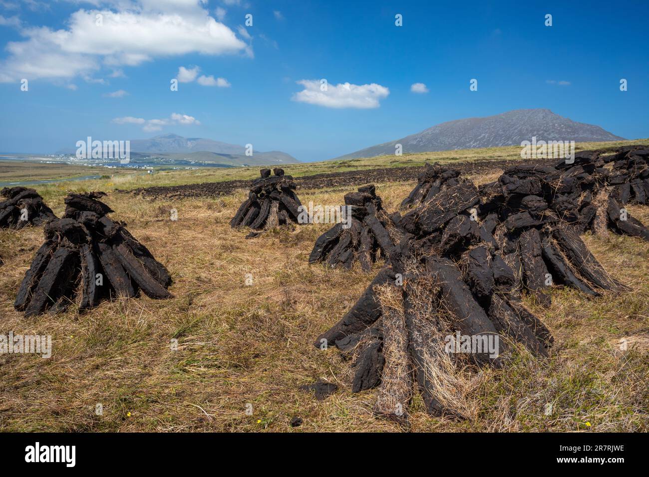 Bunnacurry (Achill Island), County Mayo, Ireland Stock Photo