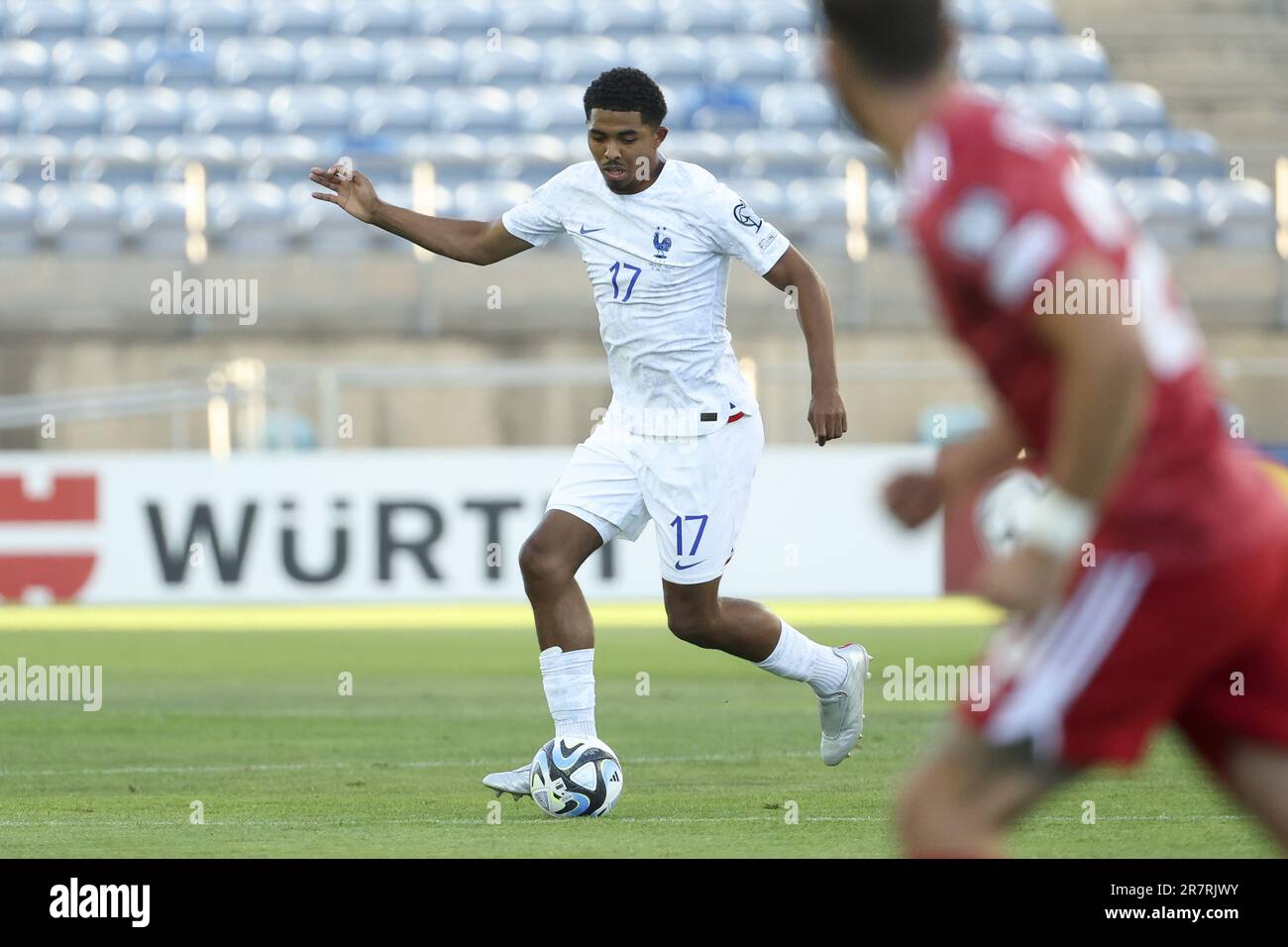 Wesley Fofana of France during the UEFA Euro 2024, European Qualifiers