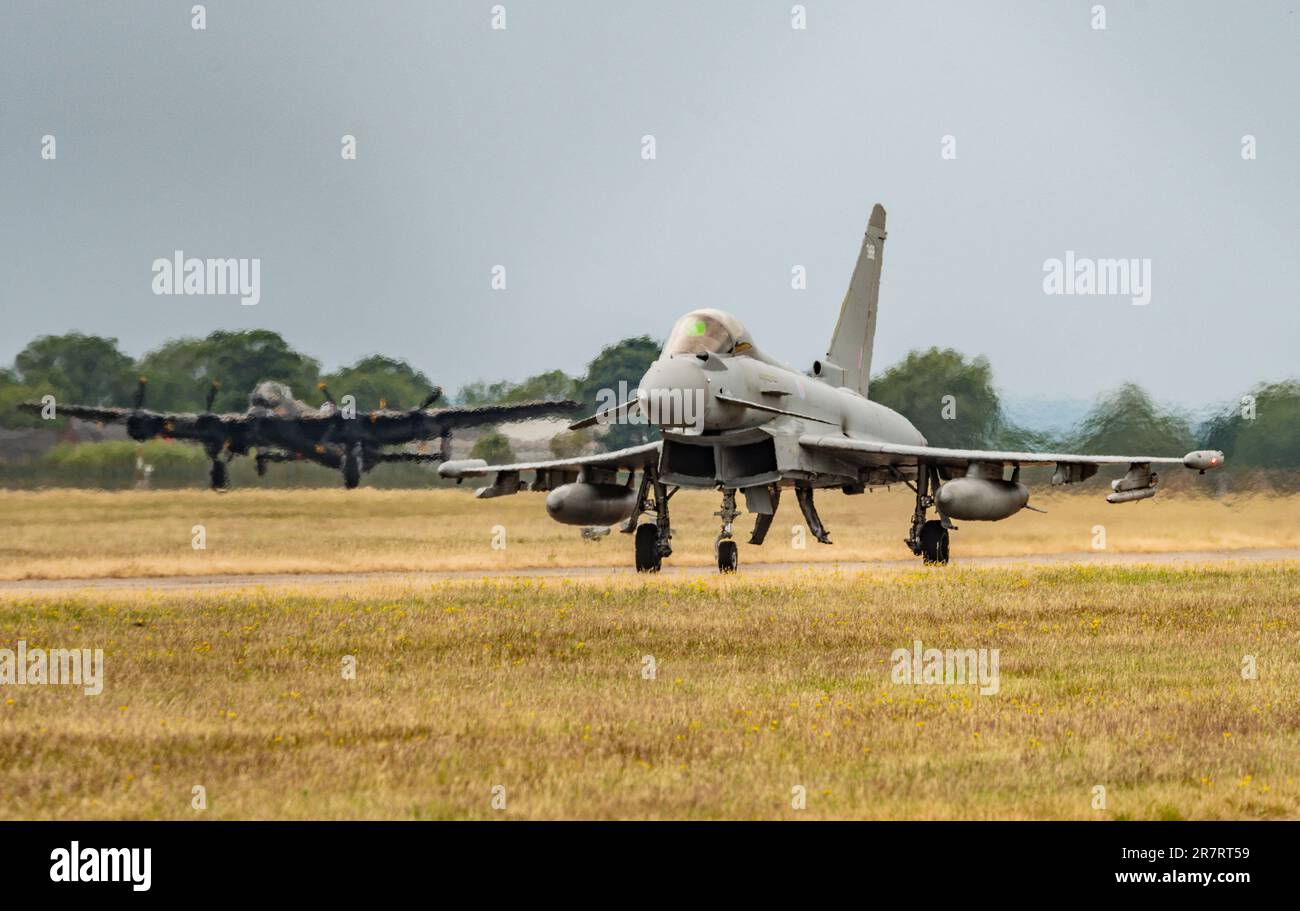 as the Battle of Britain memorial flight and RAF Coningsby typhoon