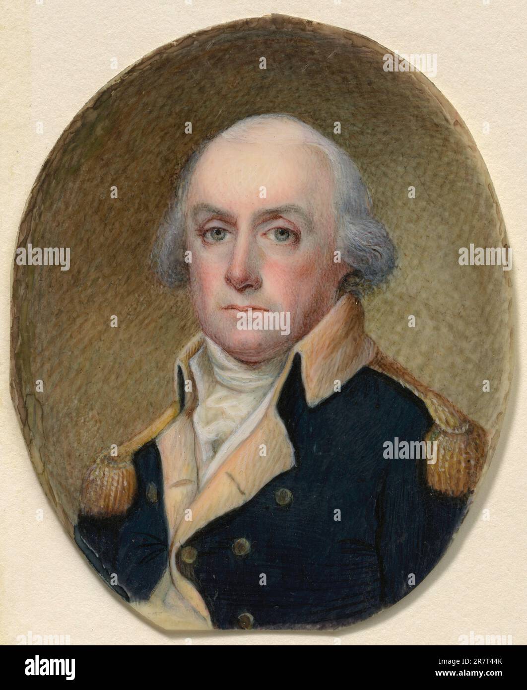 Col. Lewis Morris, IV c. 1800 Stock Photo