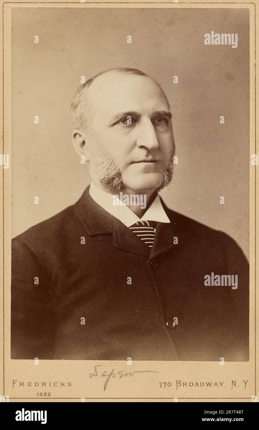 Chauncey Mitchell Depew c. 1888 Stock Photo