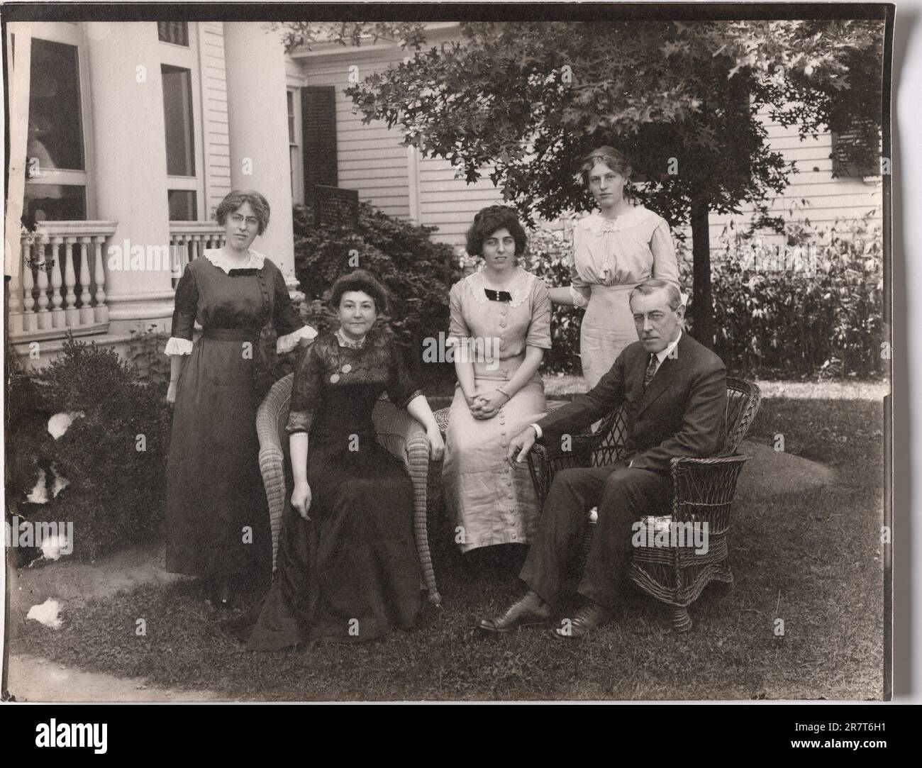 Wilson Family c. 1911 Stock Photo