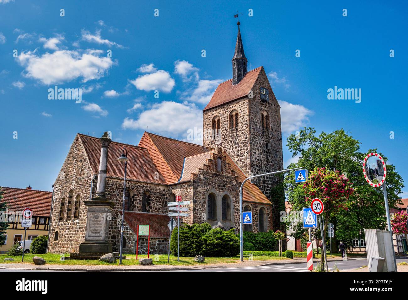 Bismark Town Church, Altmark, Saxony-Anhalt, Germany Stock Photo