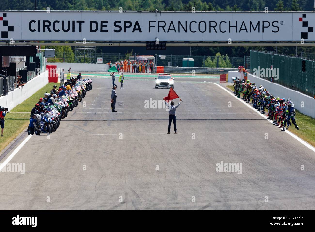 Spa Francorchamps, Belgique. 11th June, 2023. Start of the race