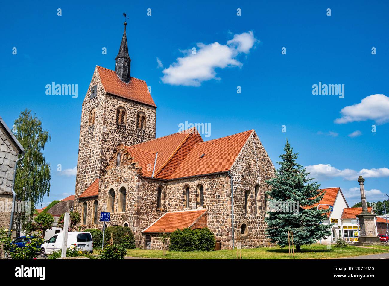 Bismark Town Church, Altmark, Saxony-Anhalt, Germany Stock Photo