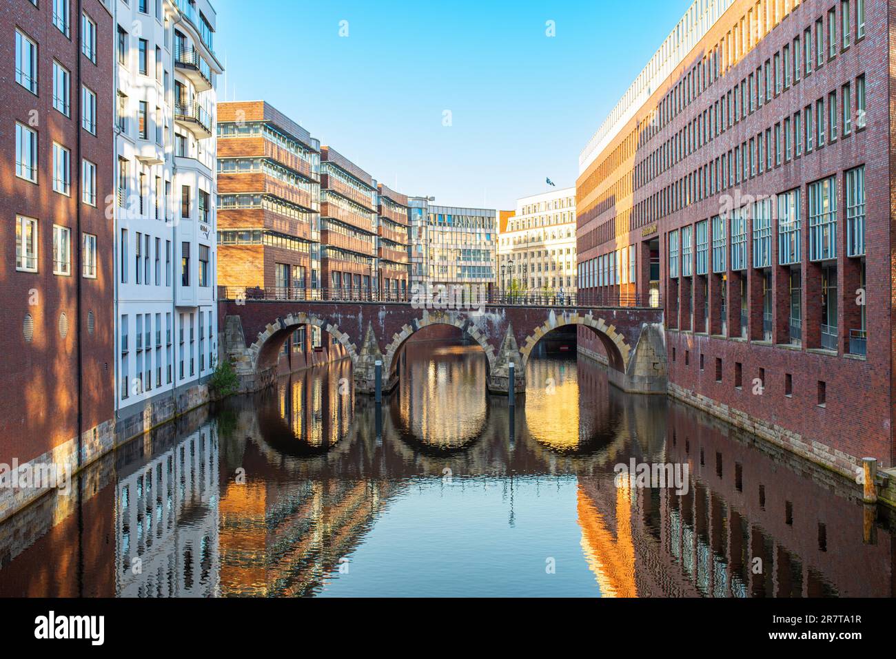 Ellerntors bridge, German Ellerntorsbr Stock Photo
