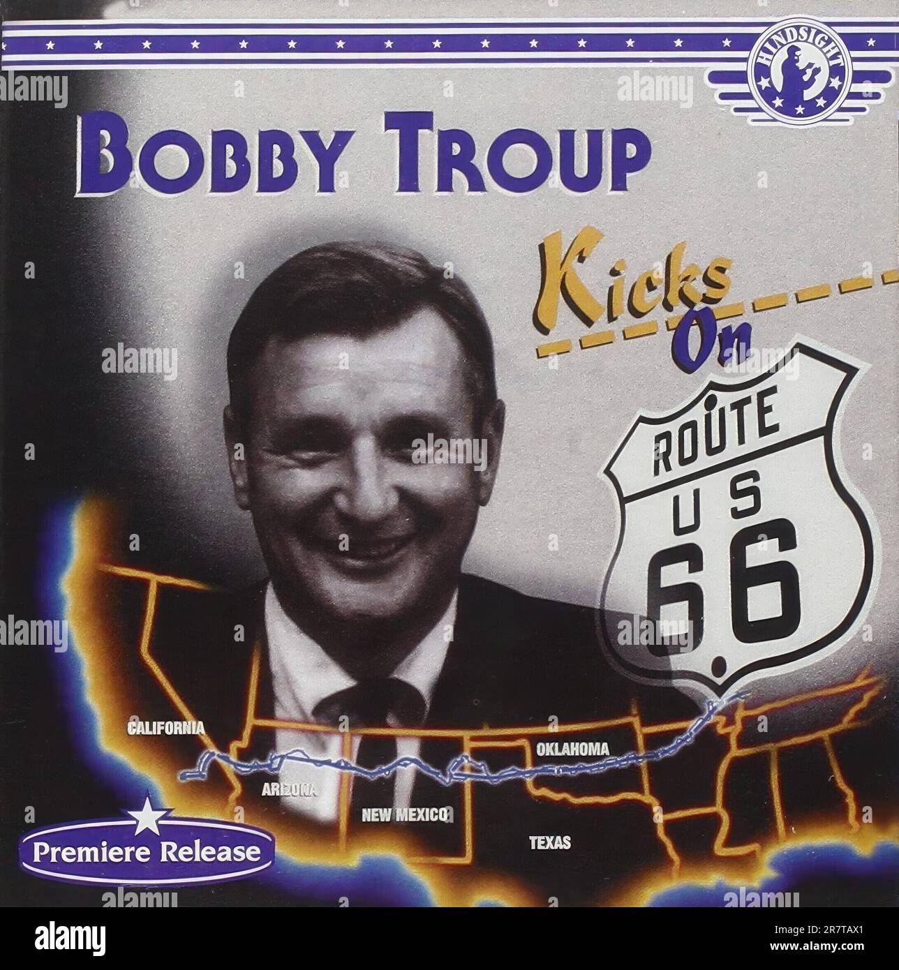 Portada de album Bobby Troup, Kicks On 66Publicado:1995 Género:Jazz. Stock Photo