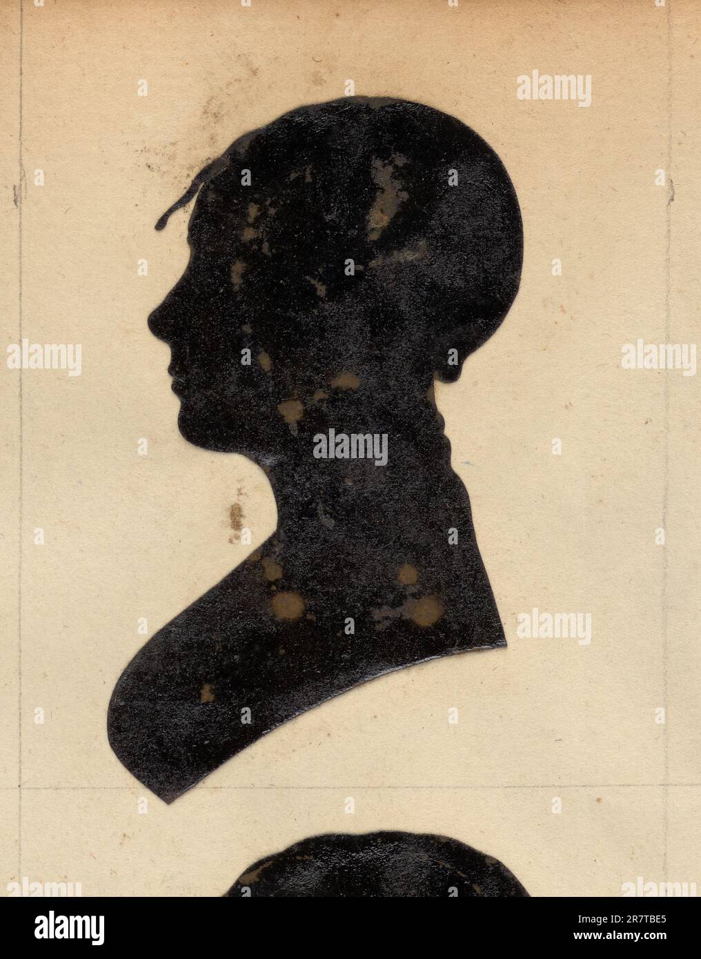 Woman 1800s silhouette hi-res stock photography and images - Alamy