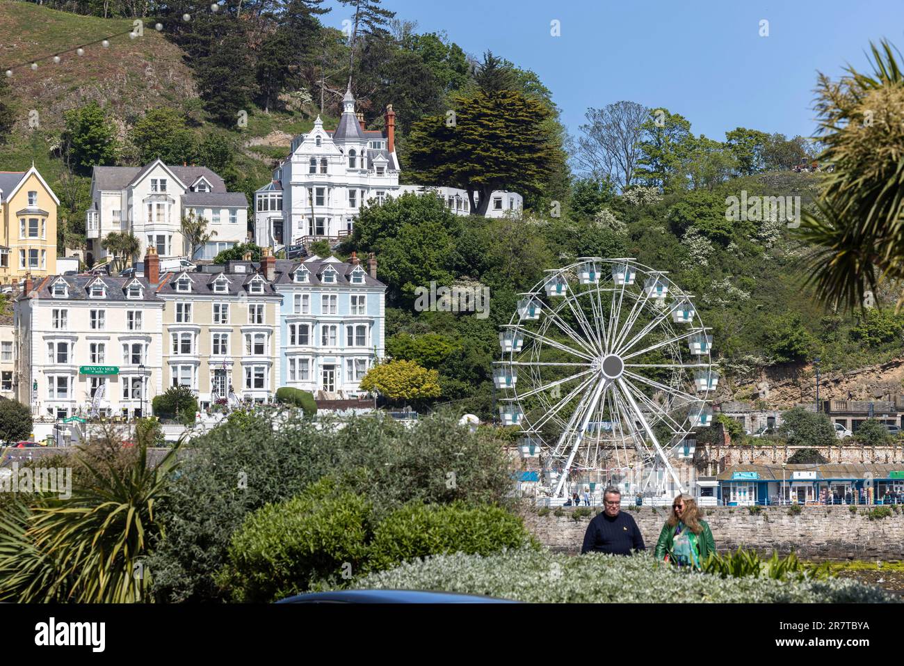 Ferris Wheel and Historic Buildings, North Parade, Llandudno Seaside