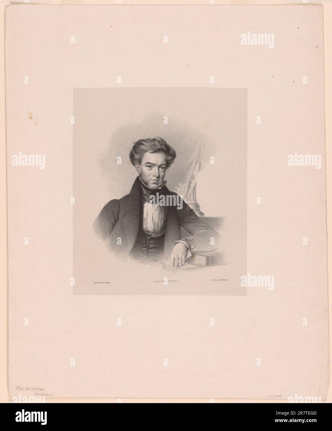 Thomas Ustick Walter 1835-1837 Stock Photo