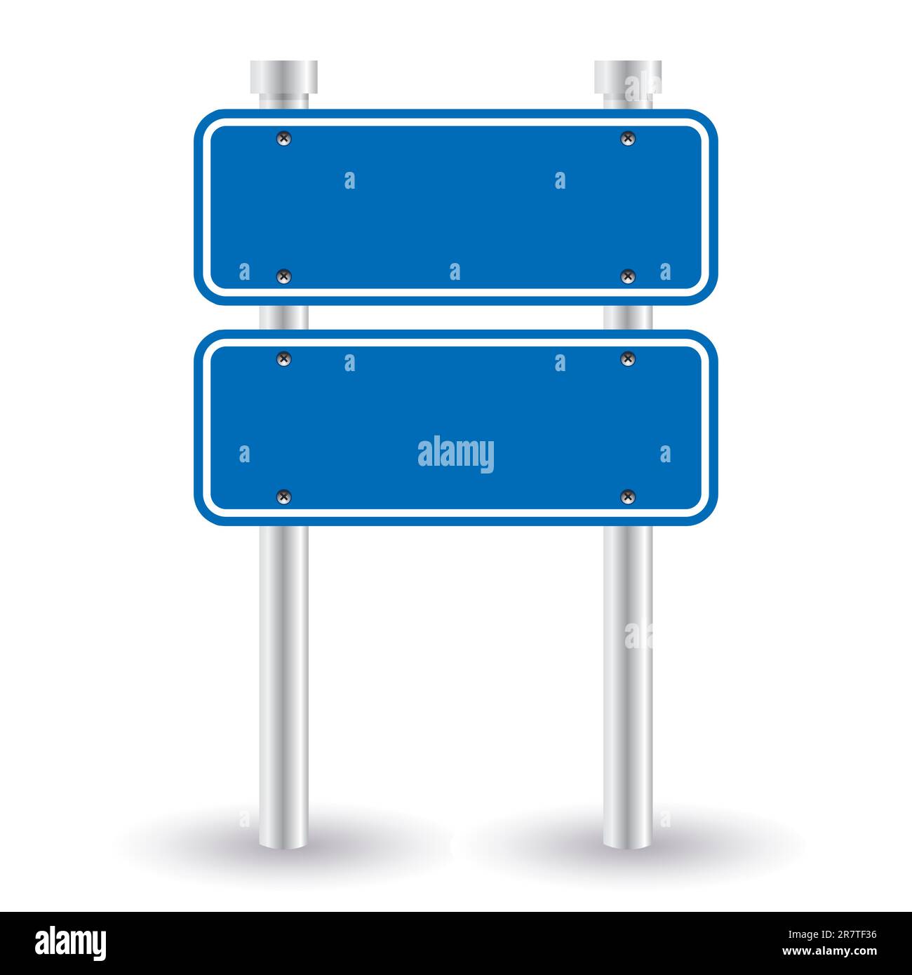 blank blue sign Stock Vector Image & Art - Alamy